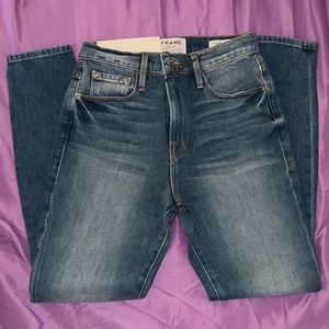 Frame Ali high rise cigarette jeans NWT